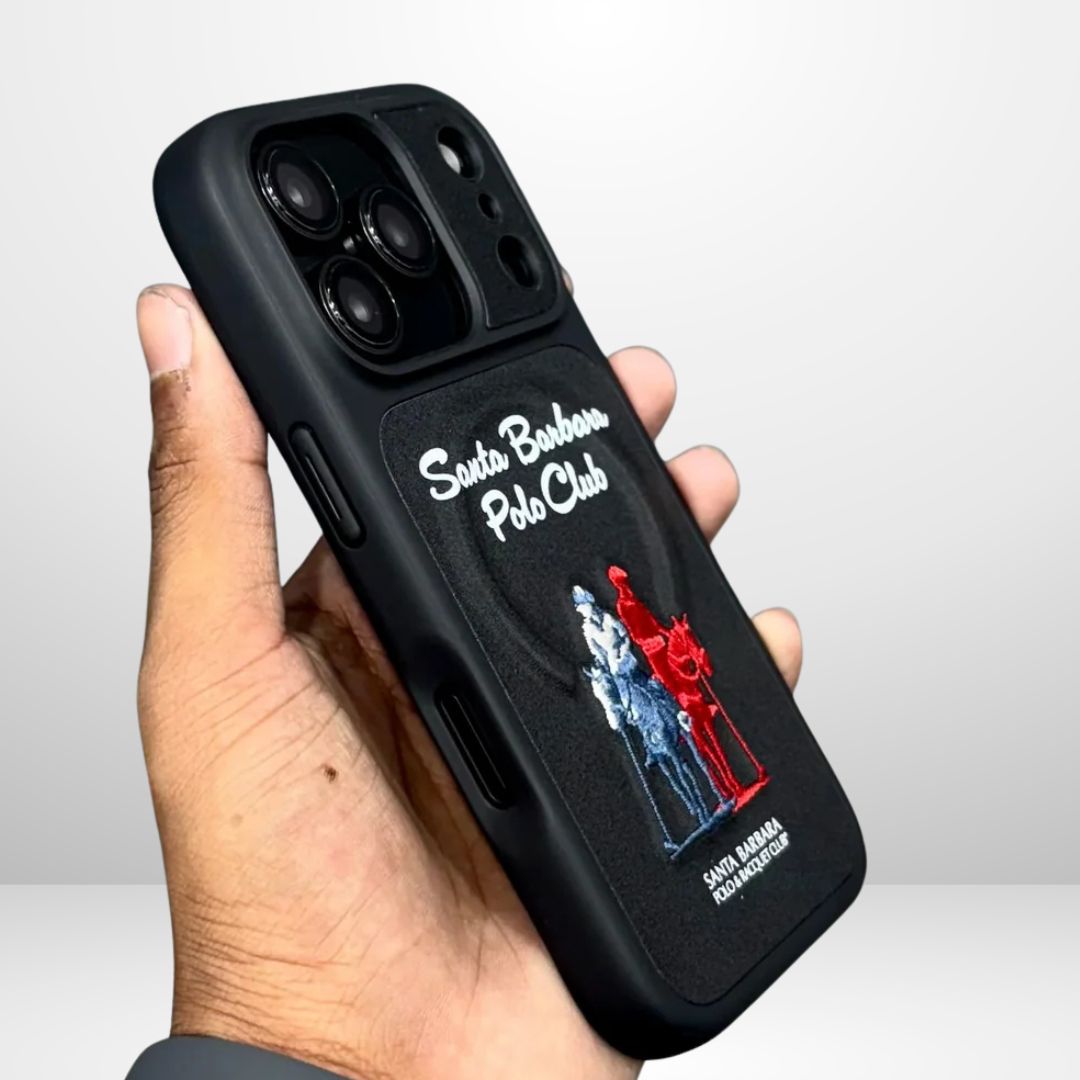 US Polo Club Questa Series Case for iPhone 17 Series (BLACK)