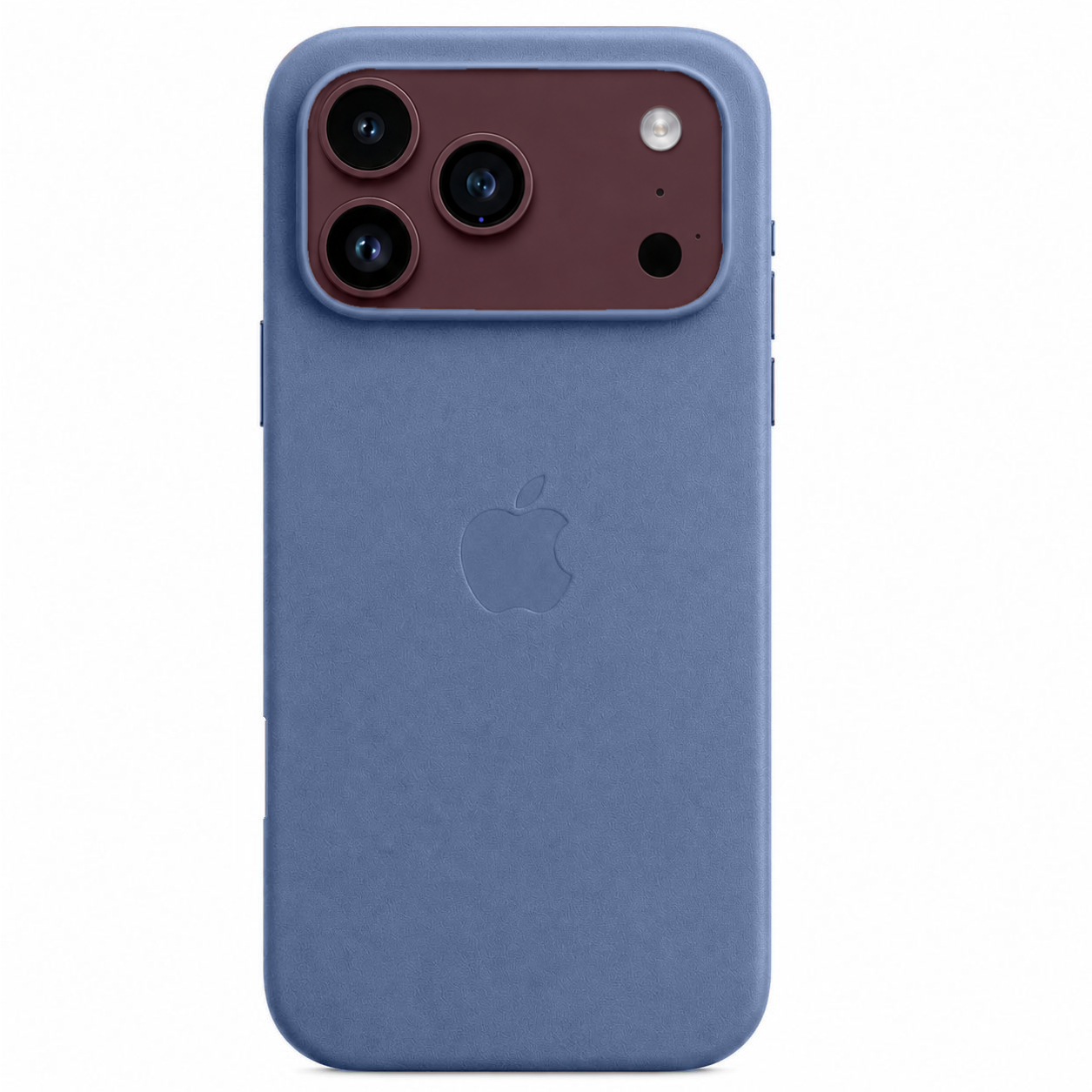 iPhone 18 Pro Max Leather Case with MagSafe & IC Animation - Blue