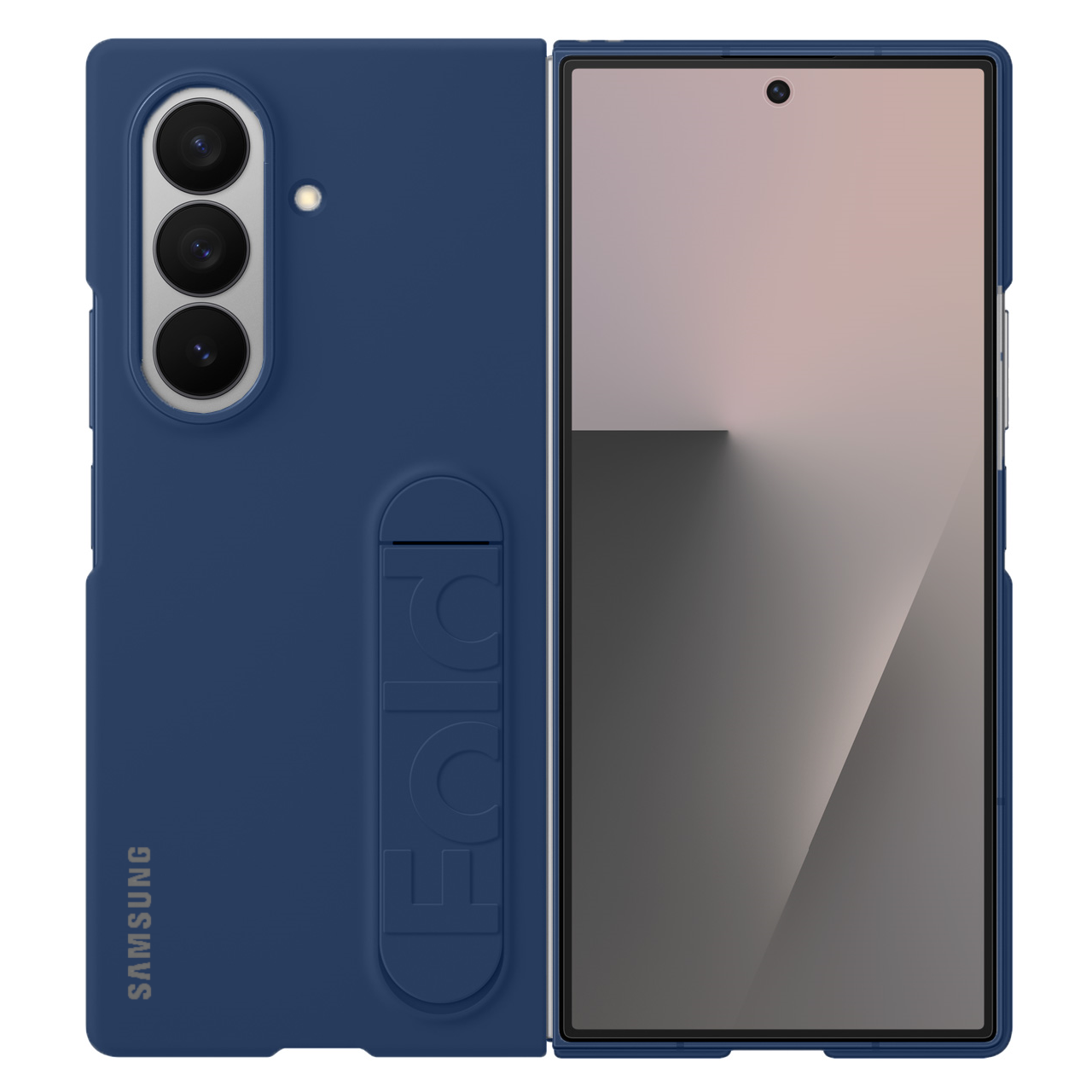 Samsung Galaxy Z Fold7 Matte Skin Feel PC Hard Case with Kickstand