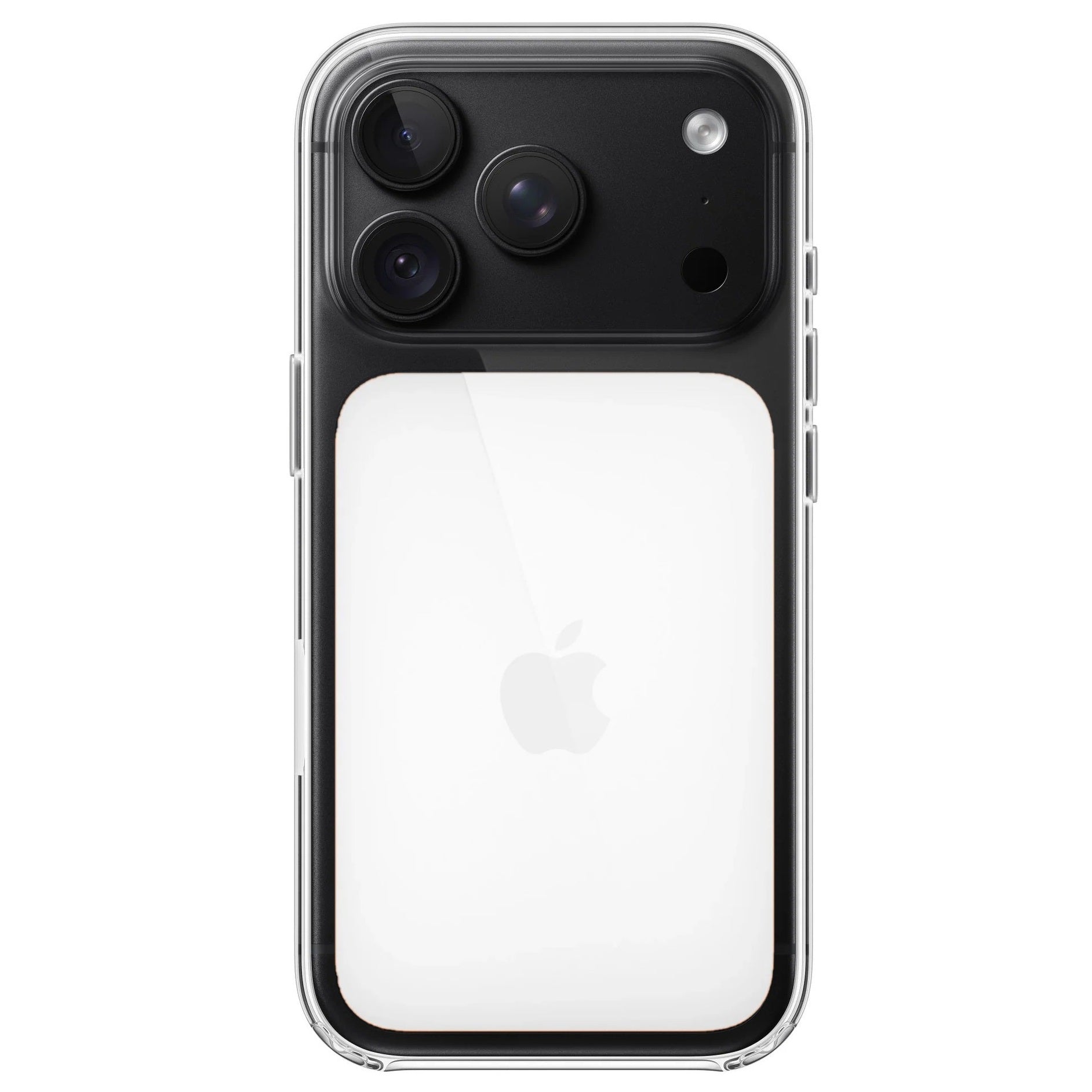 iPhone 18 Pro Clear Back Cover Case with Magsafe & Camer Control Button - Transparent