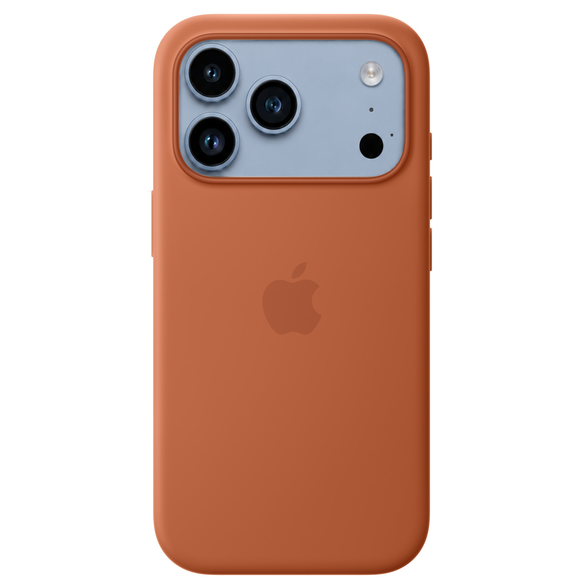 iPhone 18 Pro Max Silicone Back Cover Case with MagSafe & Camera Control Button - Terra Cotta