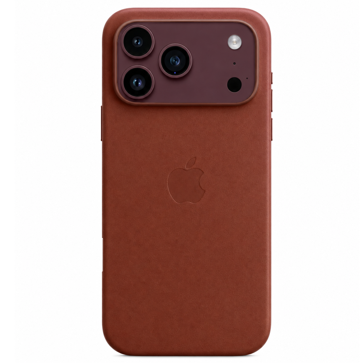 iPhone 18 Pro Max Leather Case with MagSafe & IC Animation - Umber Brown