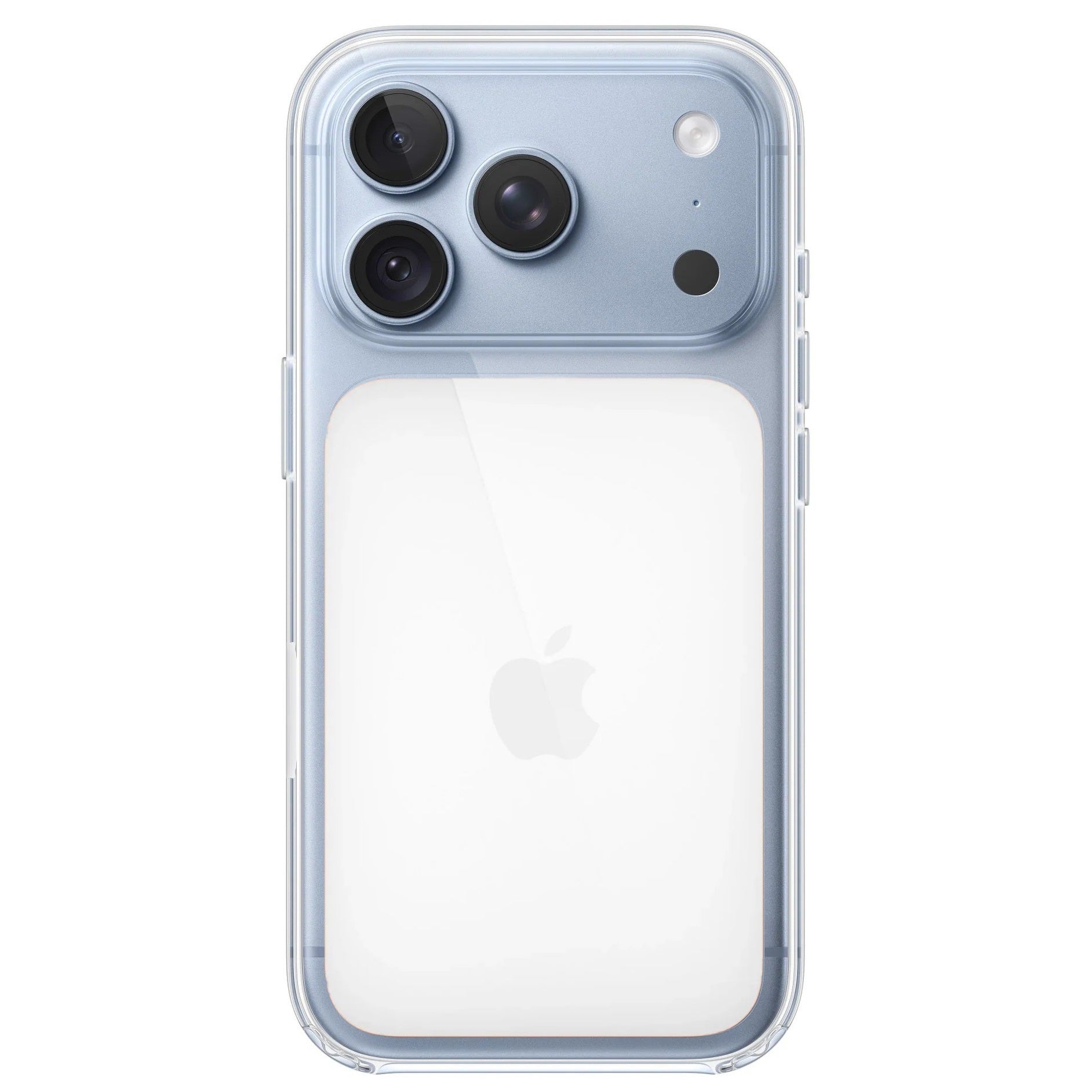 iPhone 18 Pro Max Clear Back Cover Case with Magsafe & Camer Control Button - Transparent