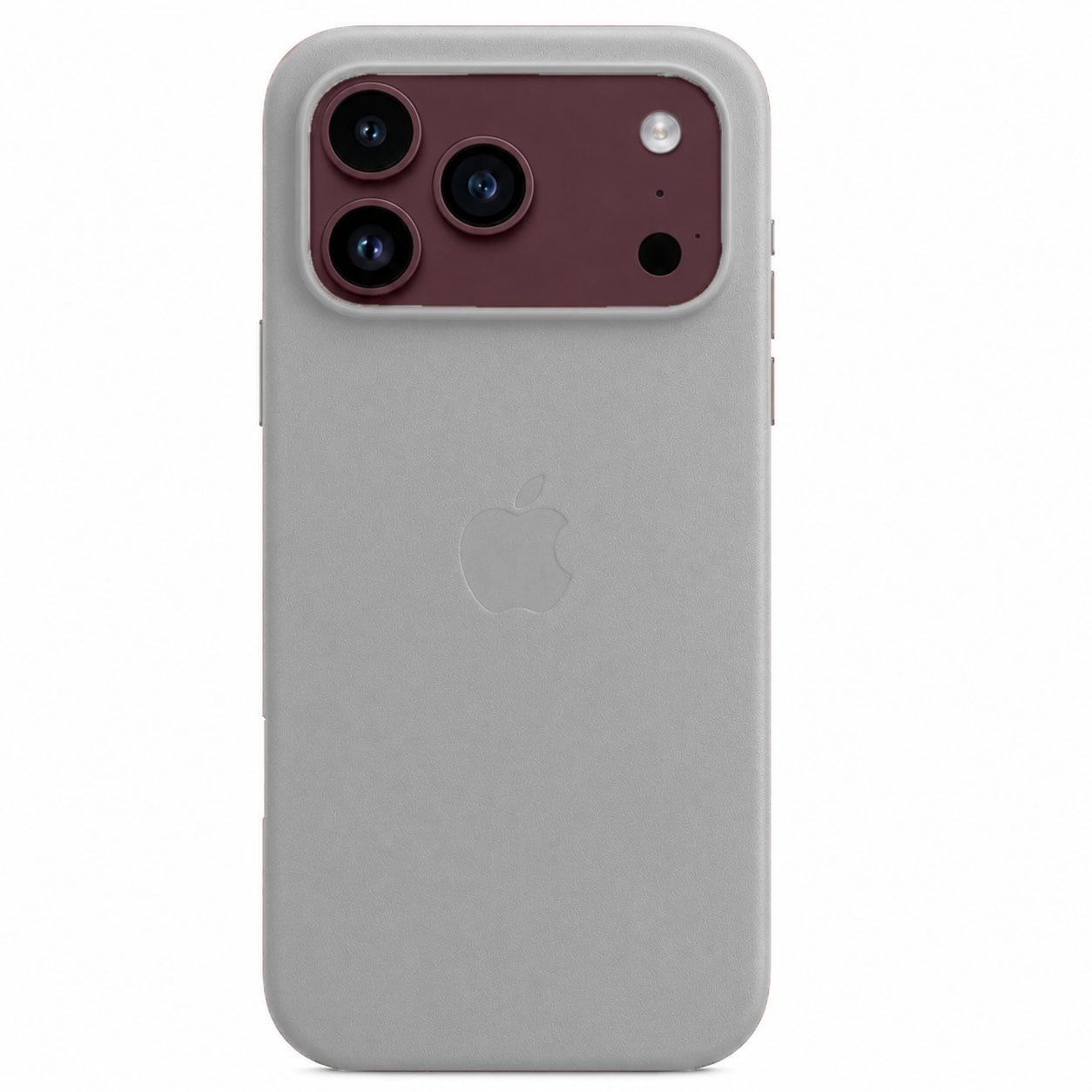 iPhone 18 Pro Max Premium Leather Style Case with MagSafe - Gray