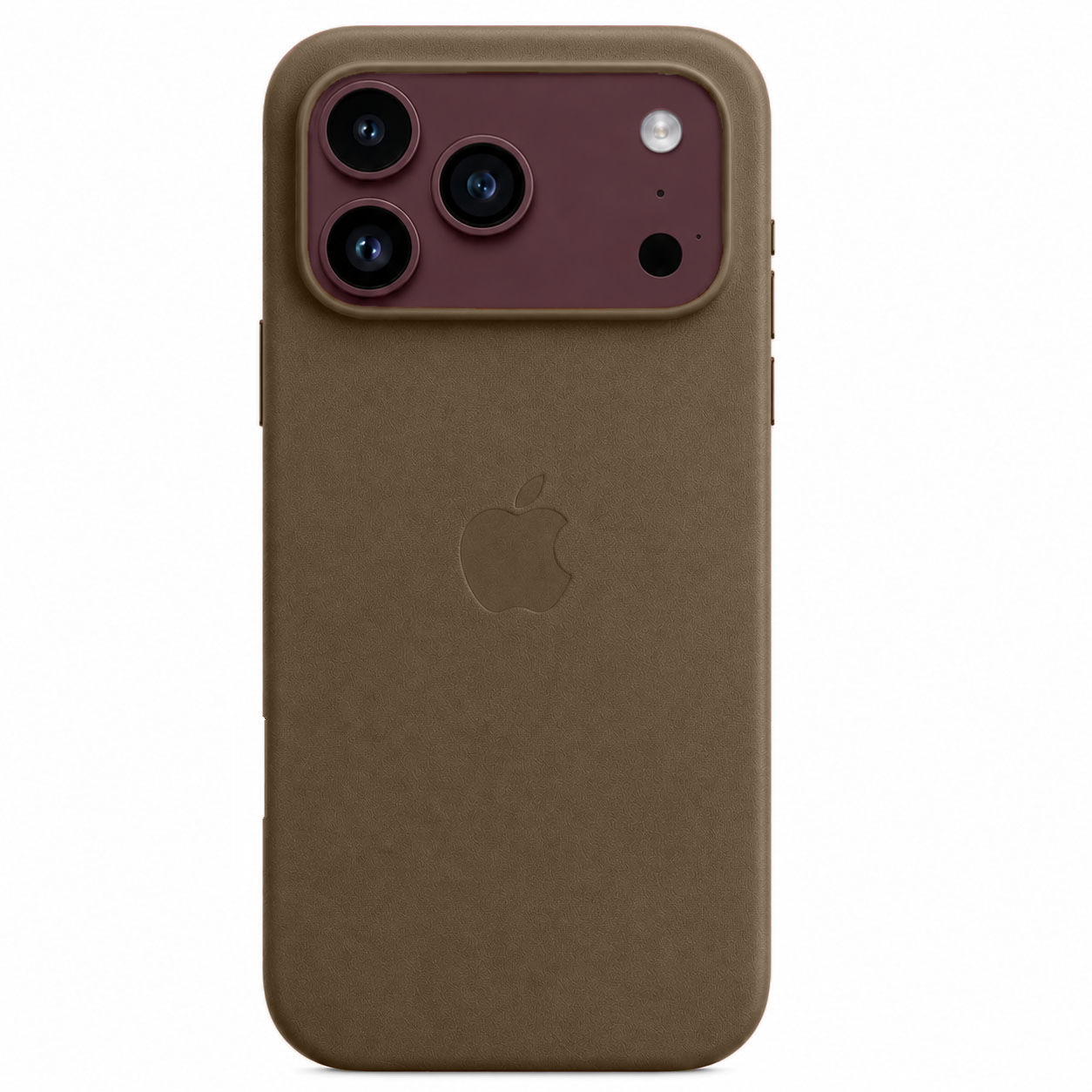 iPhone 18 Pro Max Premium Leather Style Case with MagSafe - Natural Titanium