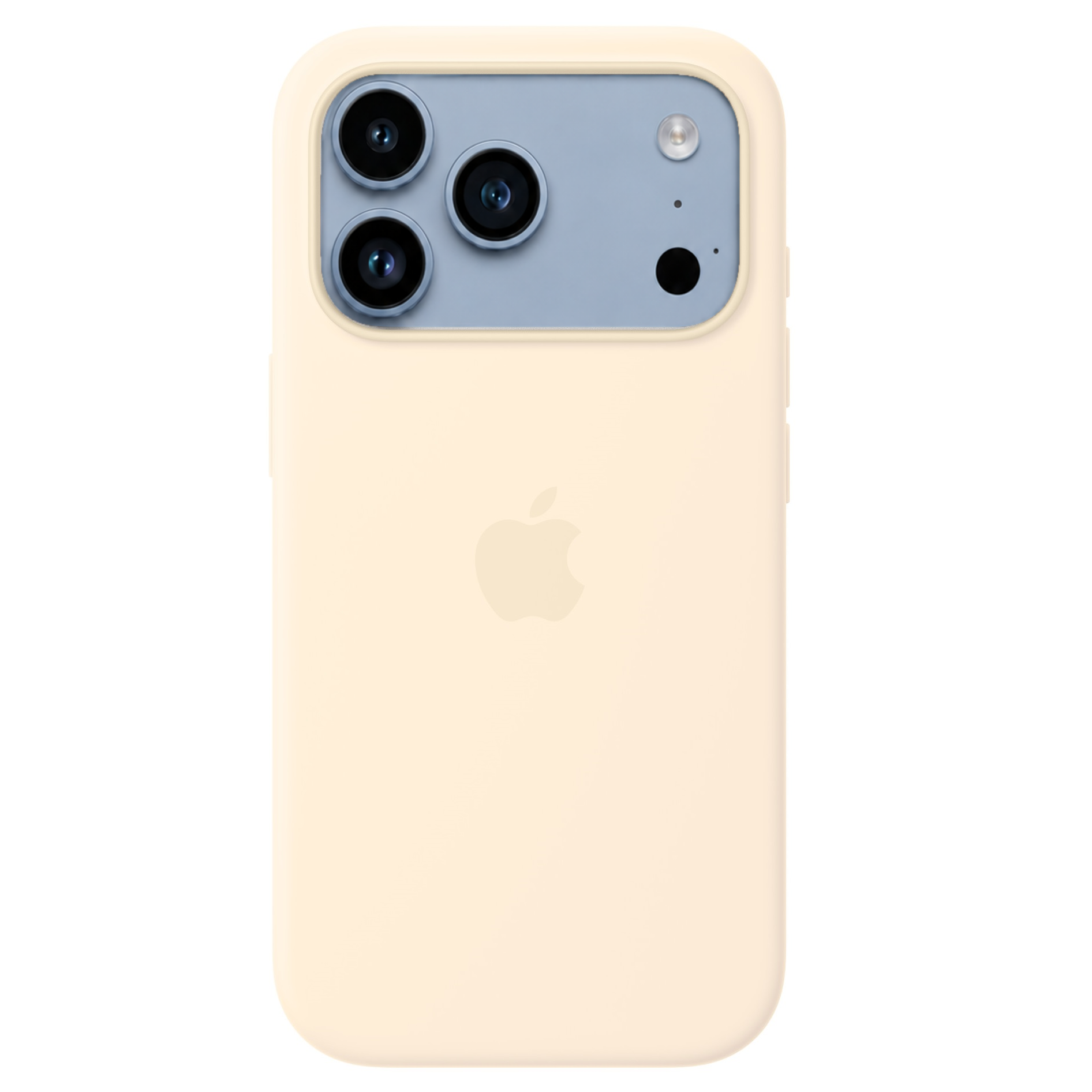 iPhone 18 Pro Max Silicone Back Cover Case with MagSafe - Vanilla