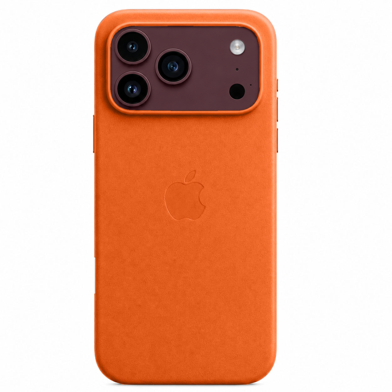 iPhone 18 Pro Max Premium Leather Style Case with MagSafe - Orange
