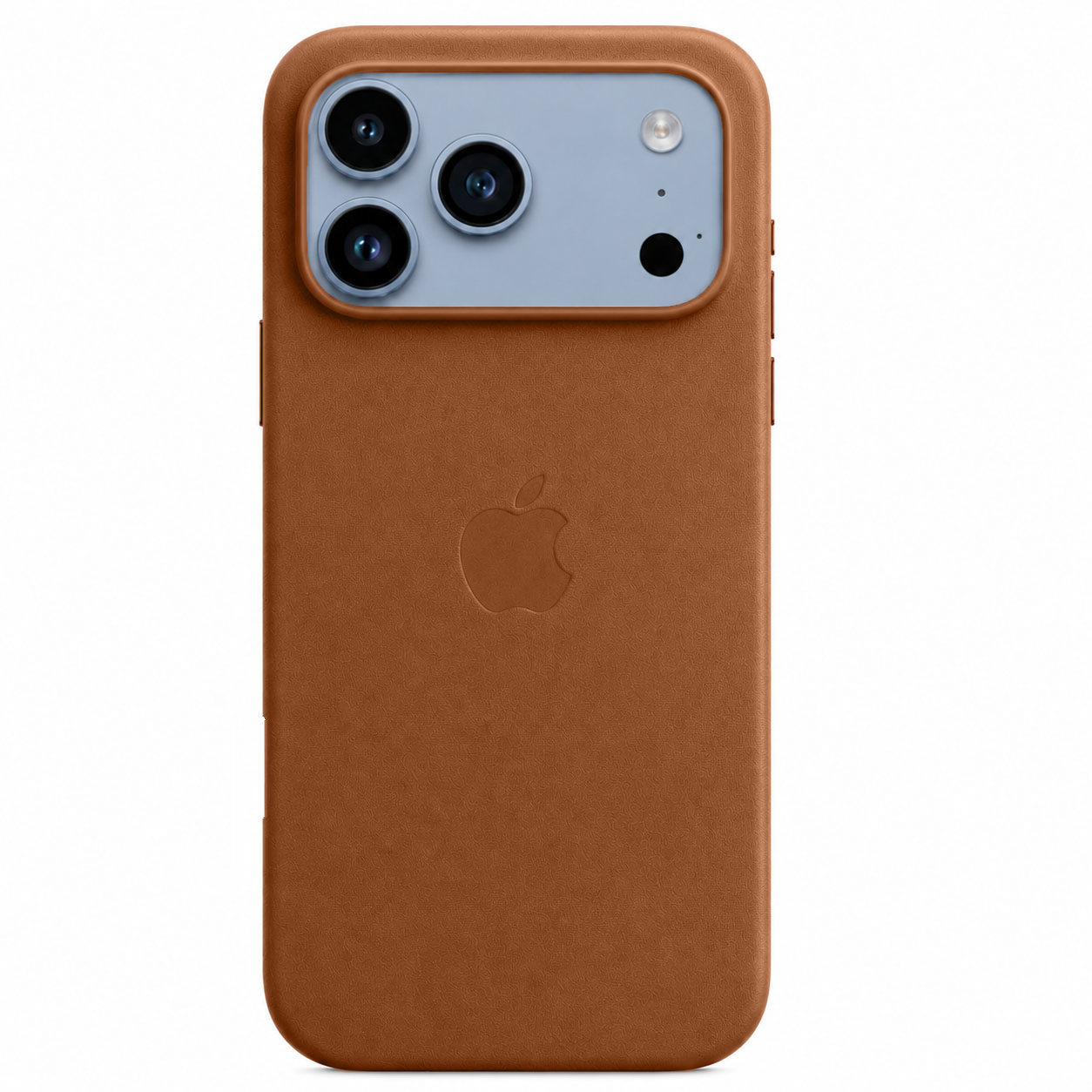 iPhone 18 Pro Max Premium Leather Style Case with MagSafe - Saddle