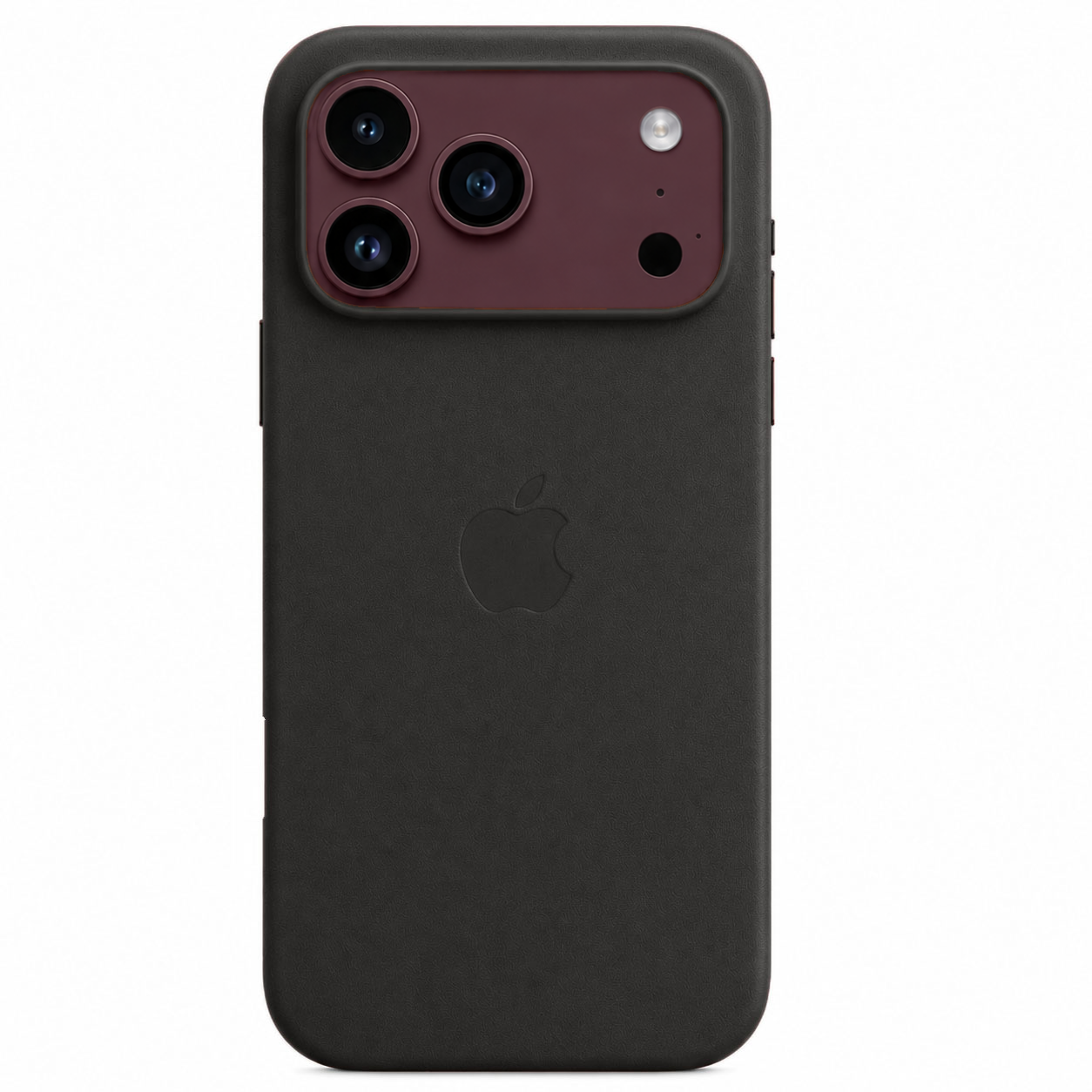 iPhone 18 Pro Premium Leather Style Case with MagSafe - Black