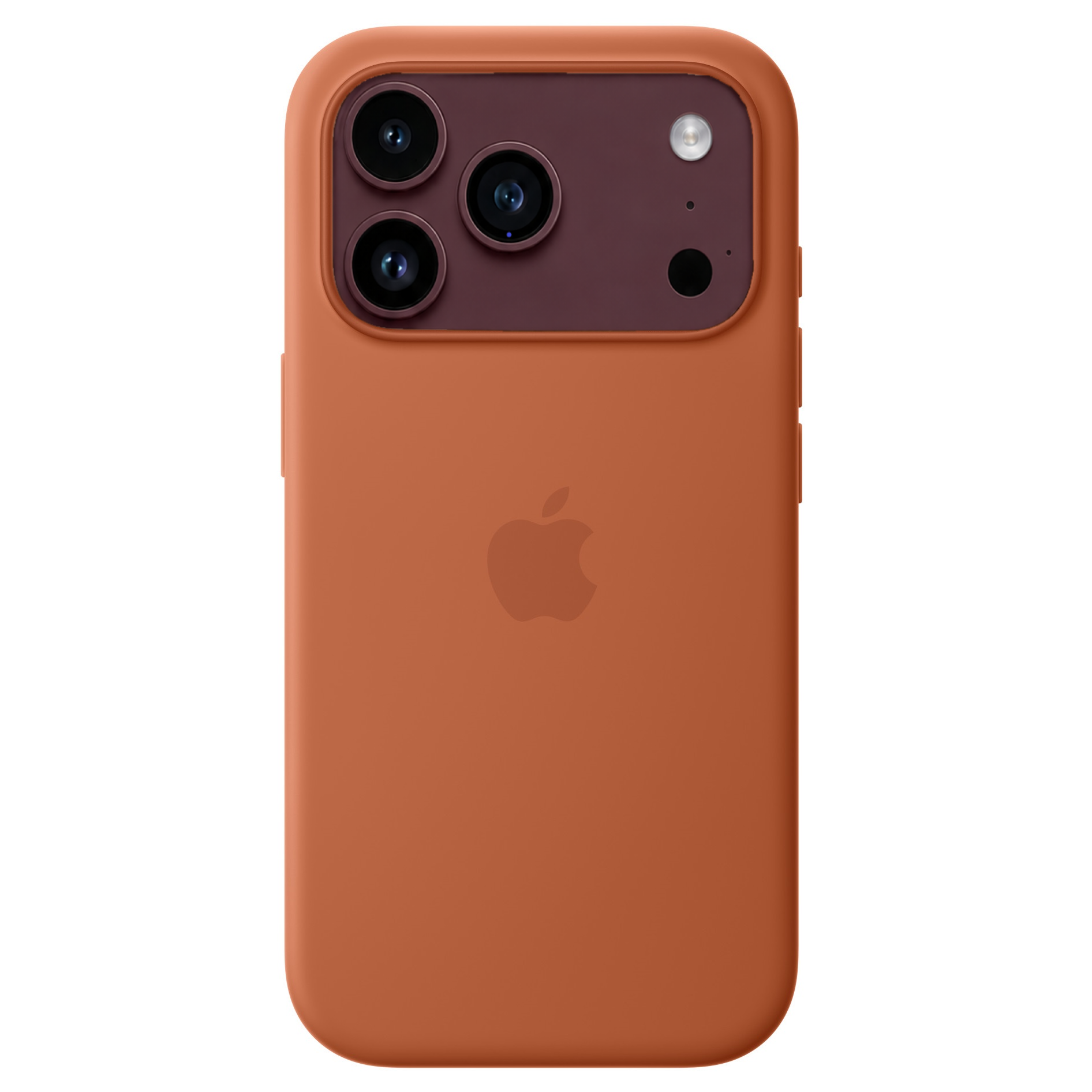 iPhone 18 Pro Silicone Back Cover Case with MagSafe & Camera Control Button - Terra Cotta