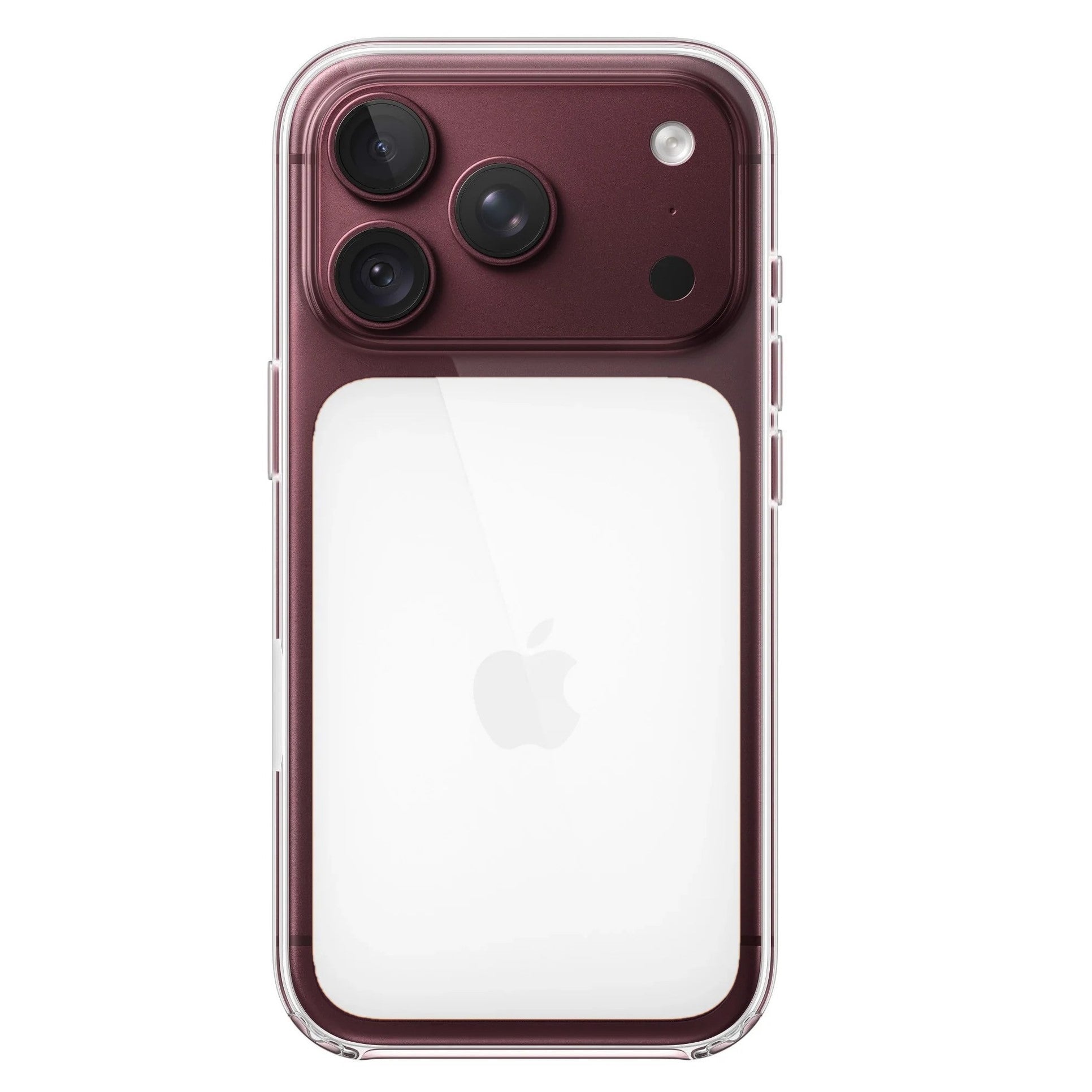 iPhone 18 Pro Max Clear Back Cover Case with Magsafe & Camer Control Button - Transparent