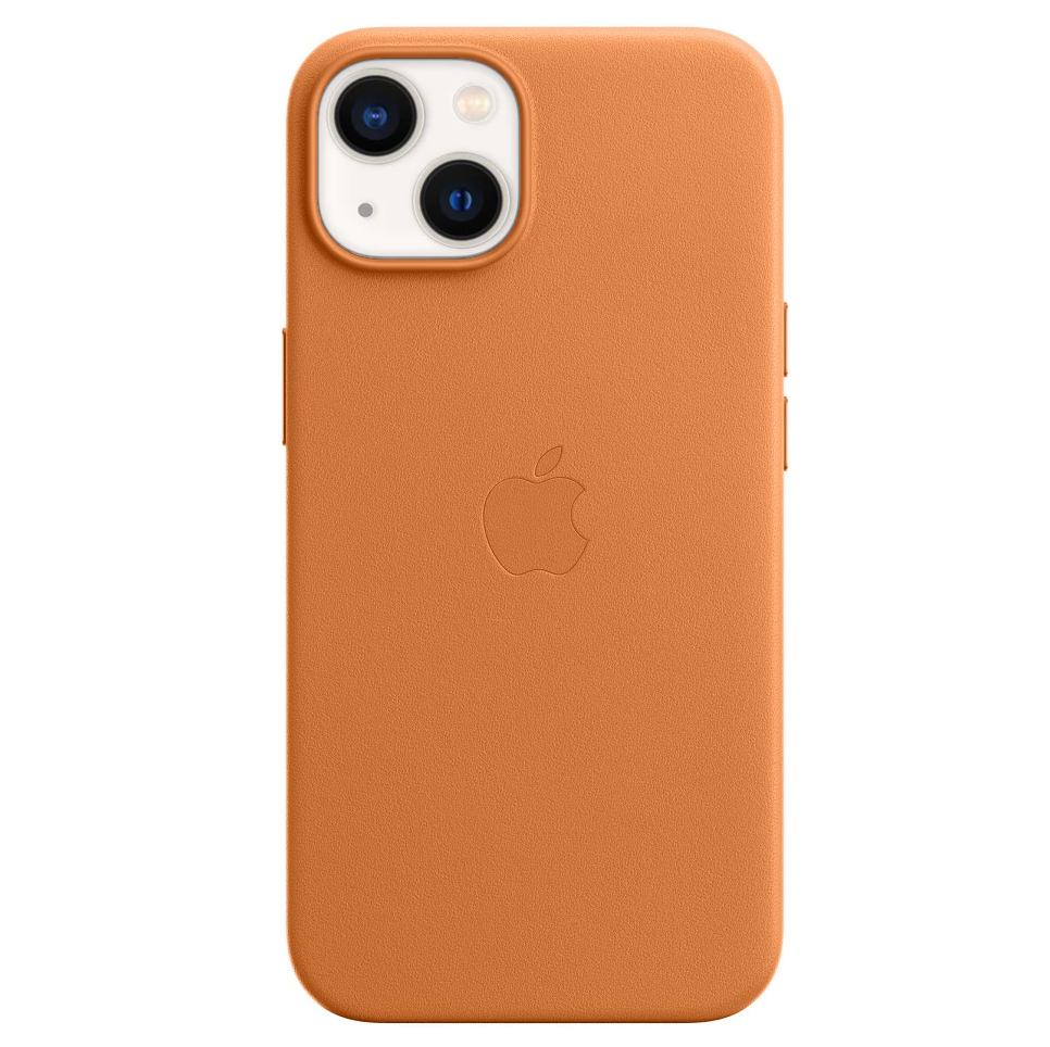 iPhone 15 Leather Back Cover Case with MagSafe – Tan