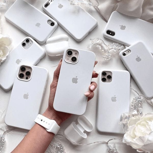 White Color Silicone Cases – CaseCart