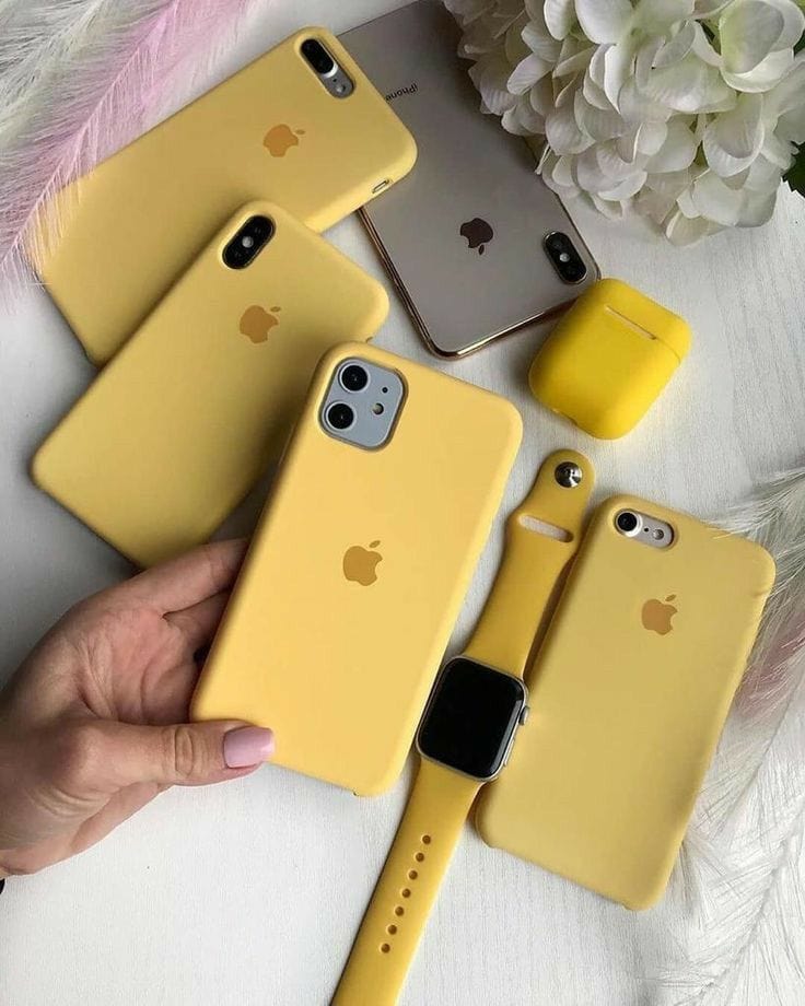 Yellow Color Silicone Cases – CaseCart