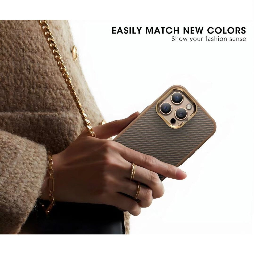 iPhone 16 Pro Max Smooth & Sleek Matte Finish Soft Carbon Case - Desert