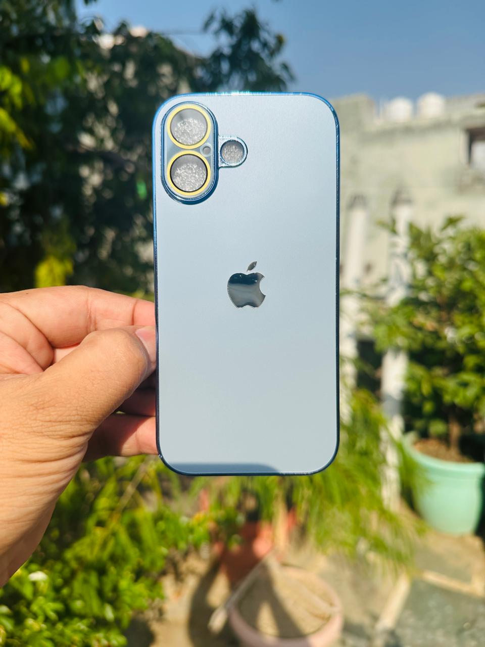 Glass Case with  for iPhone Latest Design