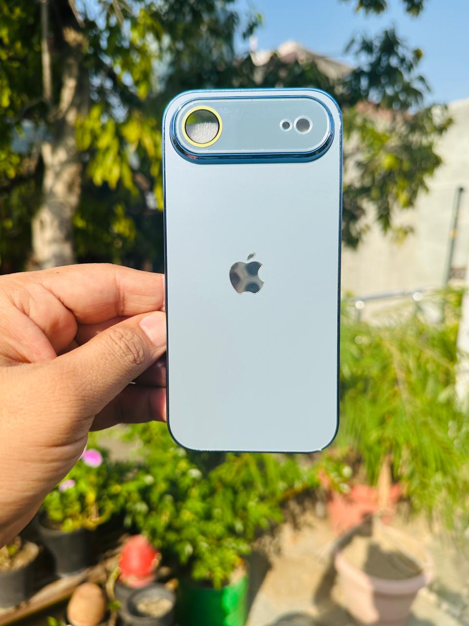 Glass Case with  for iPhone Latest Design