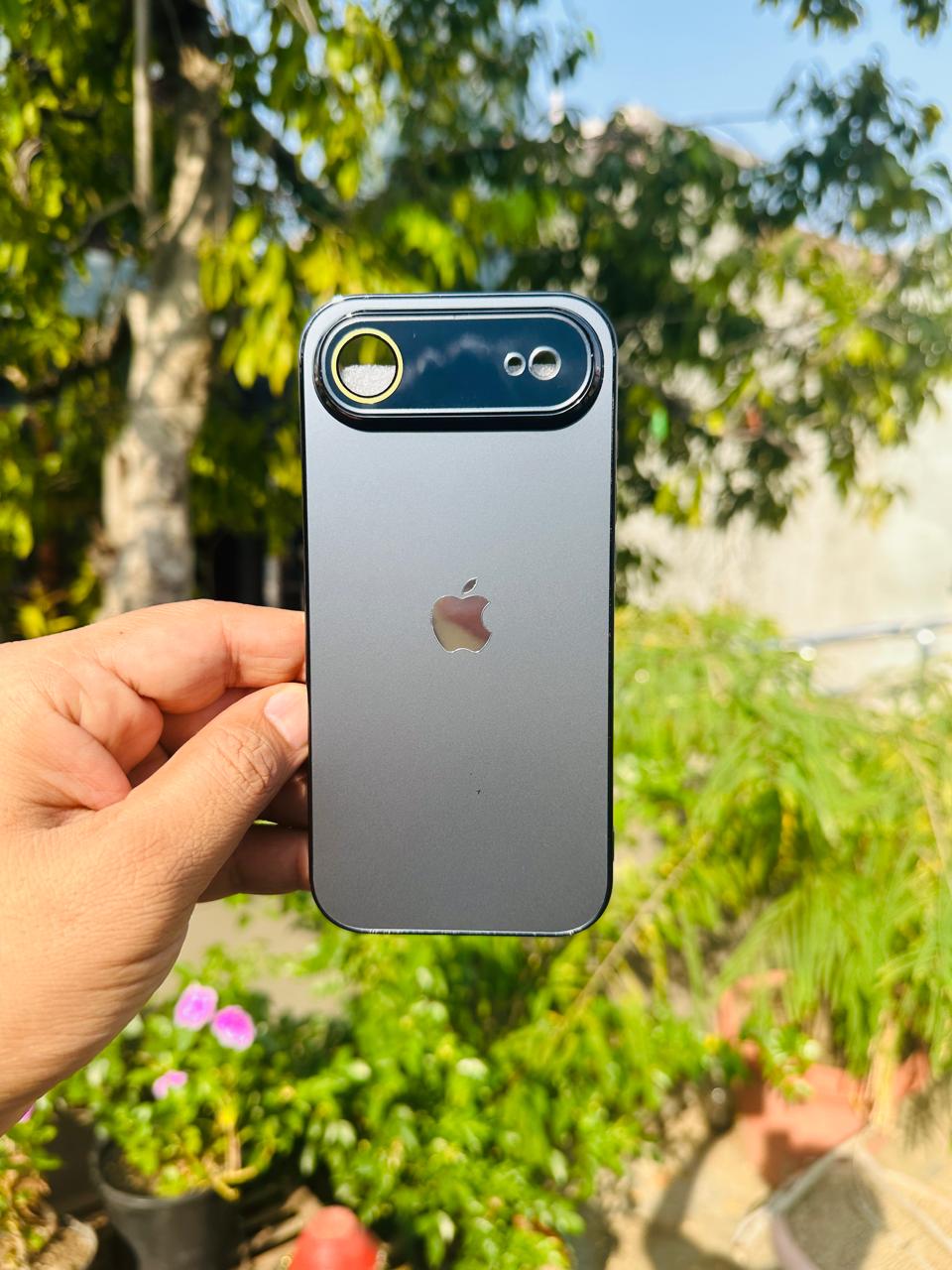 Glass Case with  for iPhone Latest Design