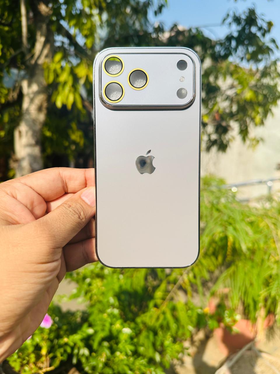 Glass Case with  for iPhone Latest Design