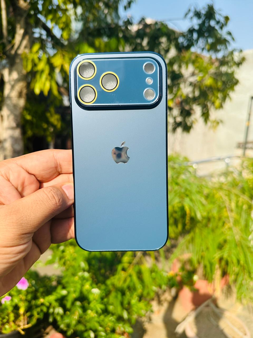 Glass Case with  for iPhone Latest Design