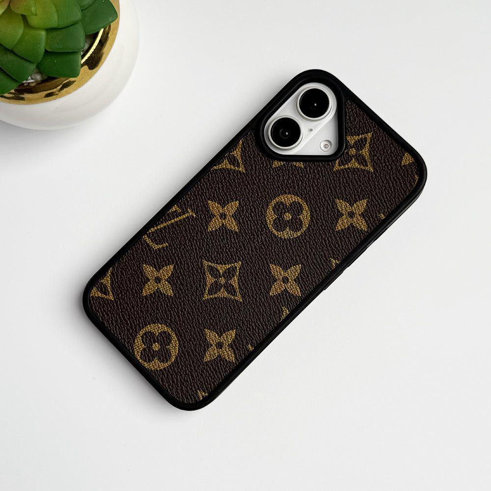 iPhone 16 Pro Luxurious Premium Louis Vuitton Leather Case