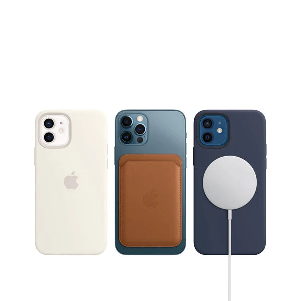 Leather MagSafe Wallet – Slim Magnetic Card Holder for iPhone - Ink Blue