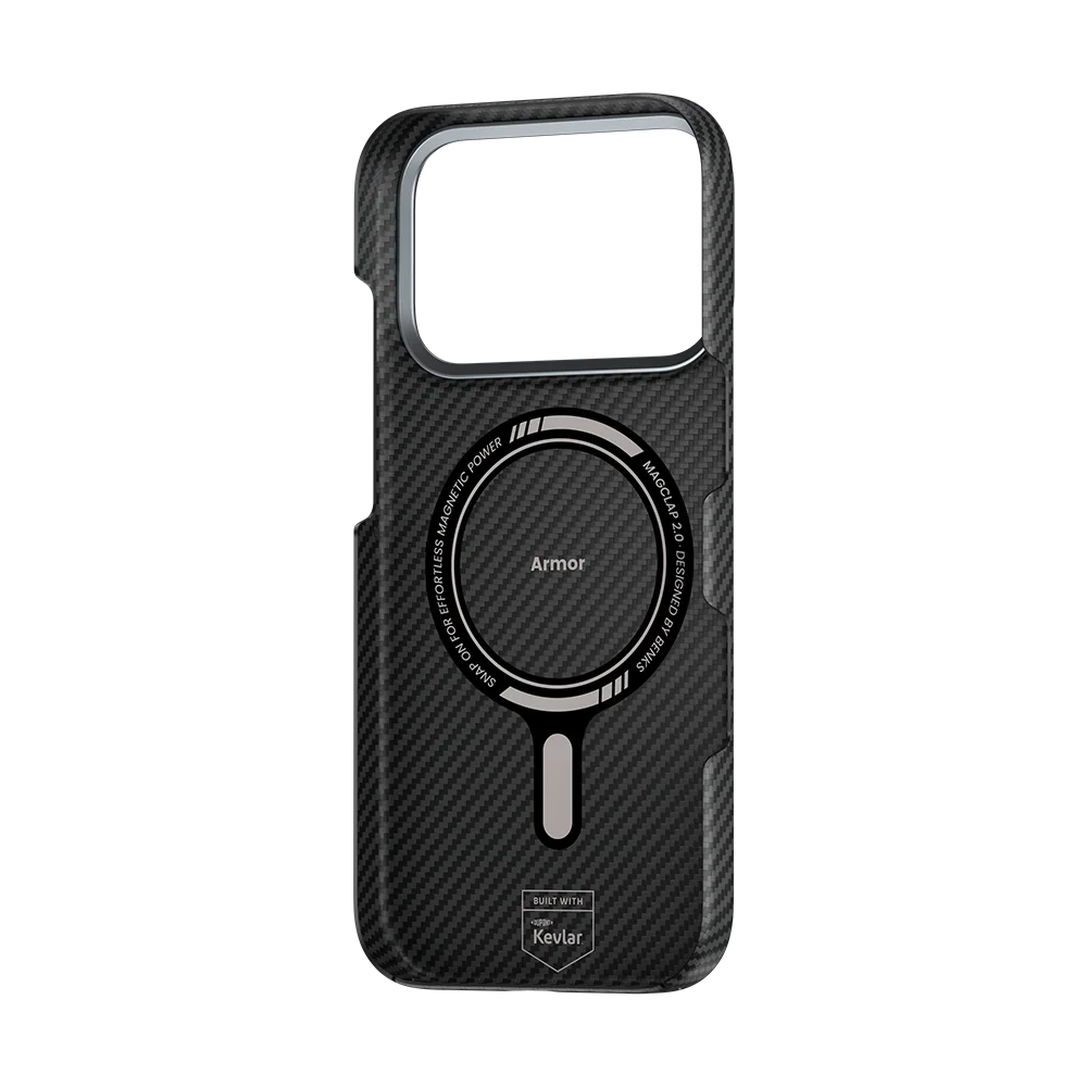 Benks ArmorAir Kevlar® Case, inside view with magnetic ring