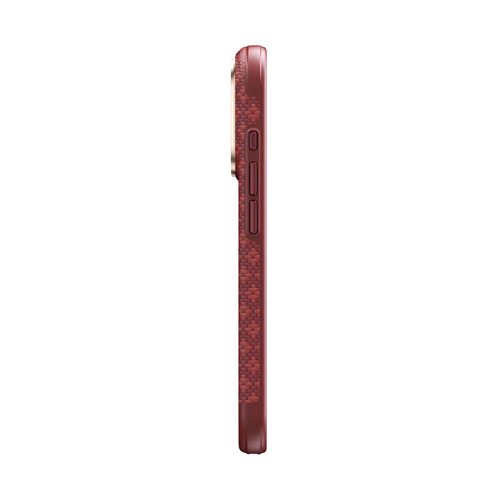 Benks ArmorEdge Kevlar® Case, Red, side profile
