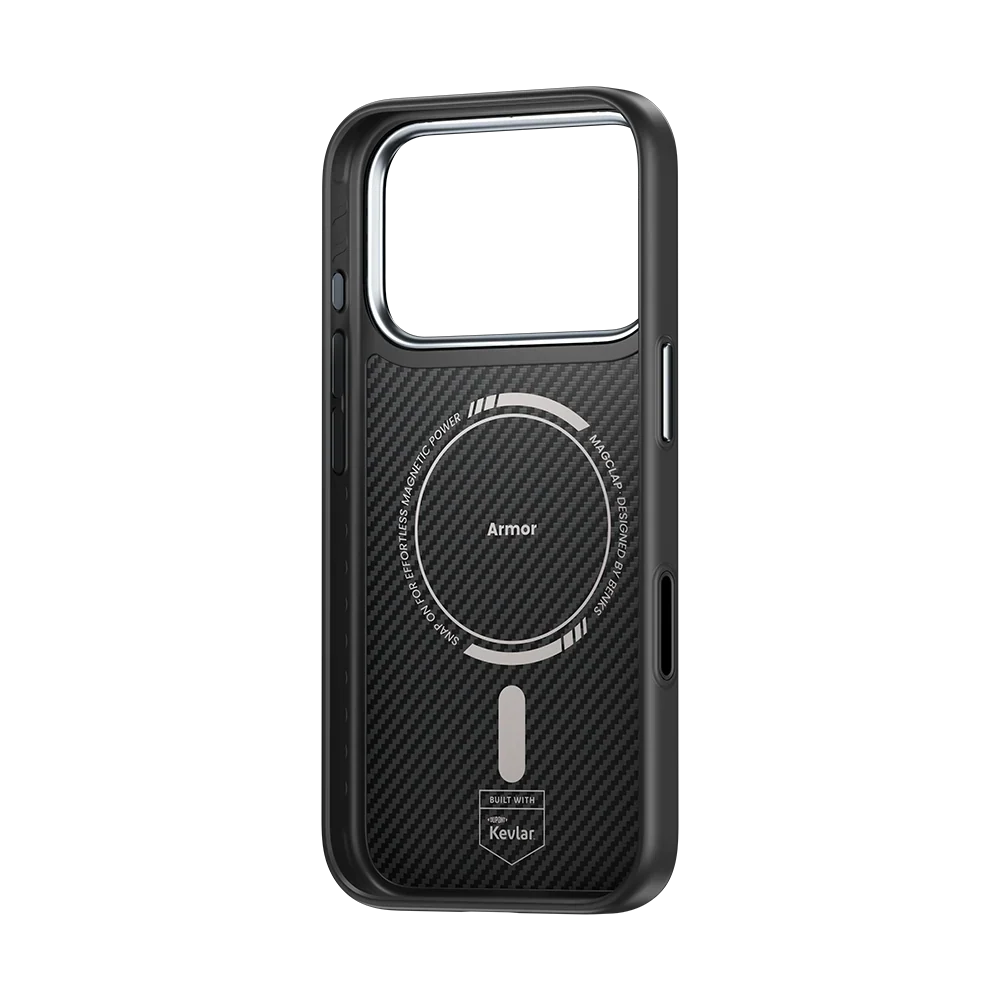 Benks ArmorPro Kevlar® Case, inside view with magnetic ring