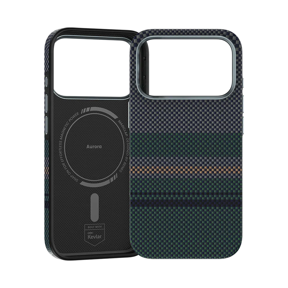 Benks Aurora ArmorPro Kevlar® Case, inside and back view