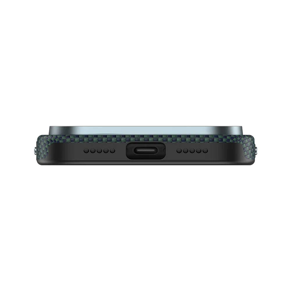 Benks Aurora ArmorPro Kevlar® Case, bottom edge view