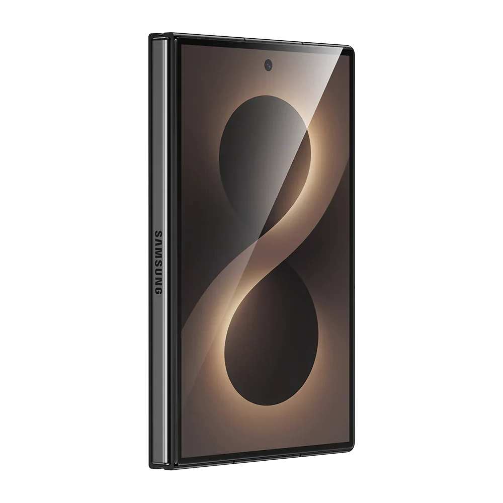 Benks GlassWarrior AR Screen Protector for Samsung Galaxy Z Fold 8, fitted on the phone