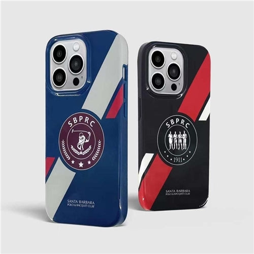 iPhone 14 Pro Santa Barbara Gareth Series Leather Case - Blue