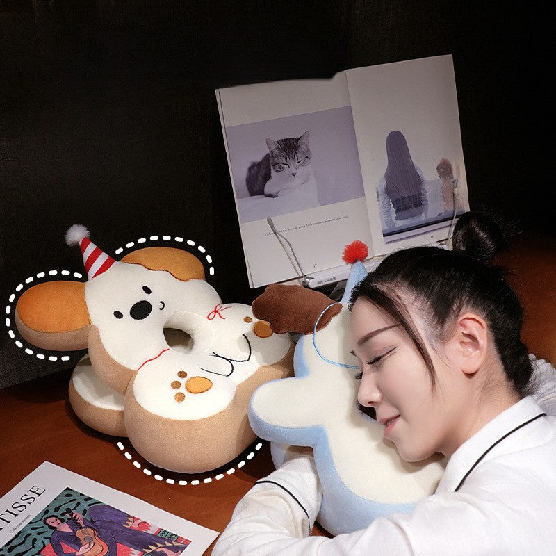 Cute Puppy Plush Napping Pillow for Kids