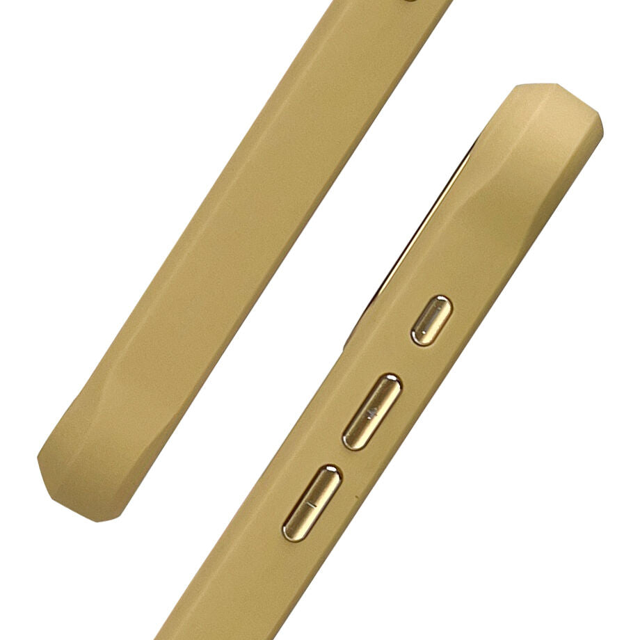 iPhone 16 Pro Max Nimmy Official Embroidery Big Eye Series Back Cover Case - Gold