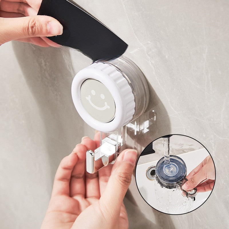 Cute Smiley Suction Cup Multipurpose Bathroom Hook