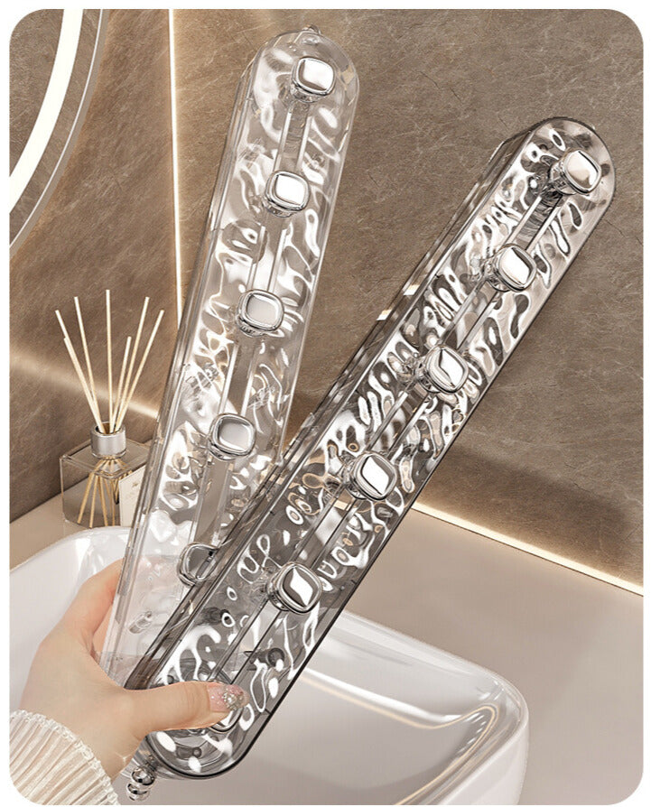 Multifunctional Suction Cup Bathroom Hook with Adjustable Spacing