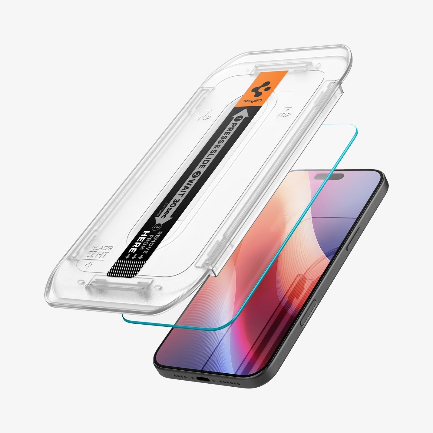 Spigen Tempered Glass Screen Protector [GlasTR EZ FIT] designed for iPhone 17 Pro [2 Pack]
