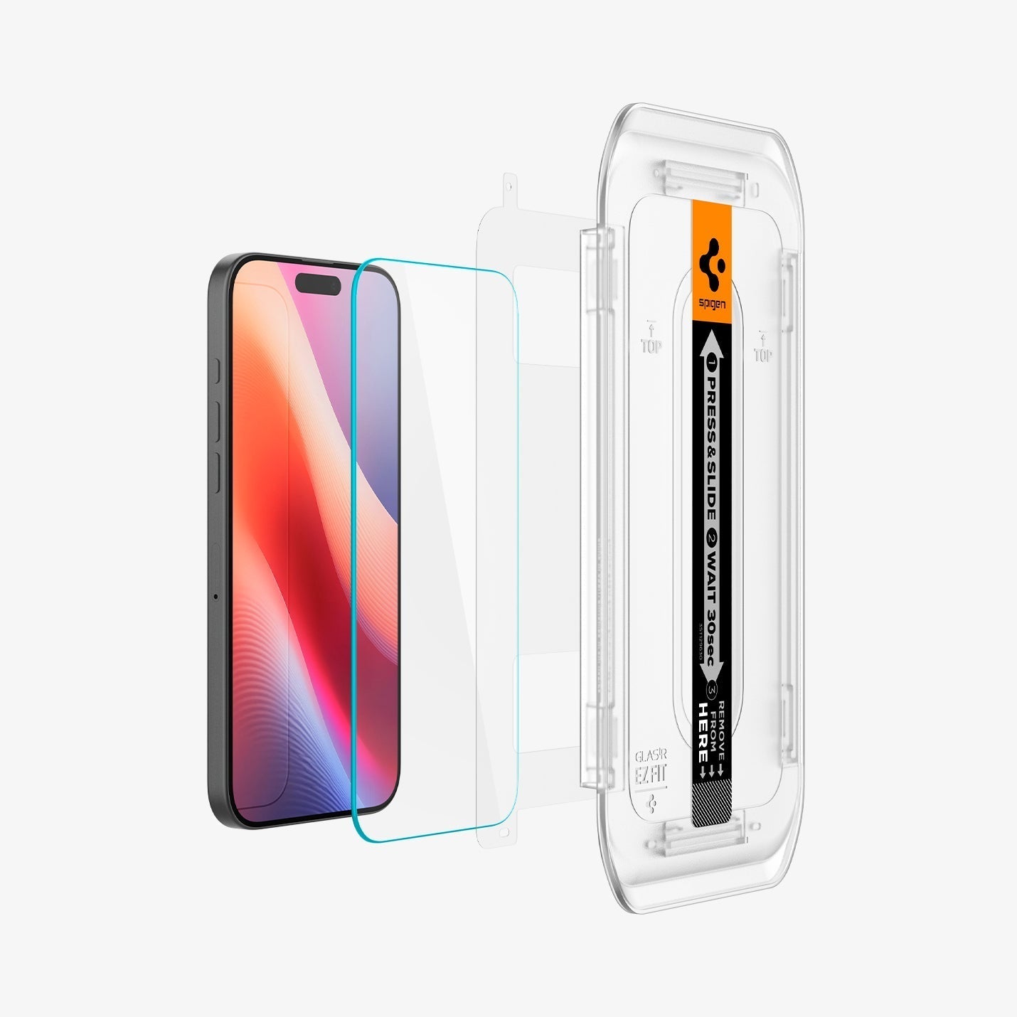 Spigen Tempered Glass Screen Protector [GlasTR EZ FIT] designed for iPhone 17 Pro [2 Pack]