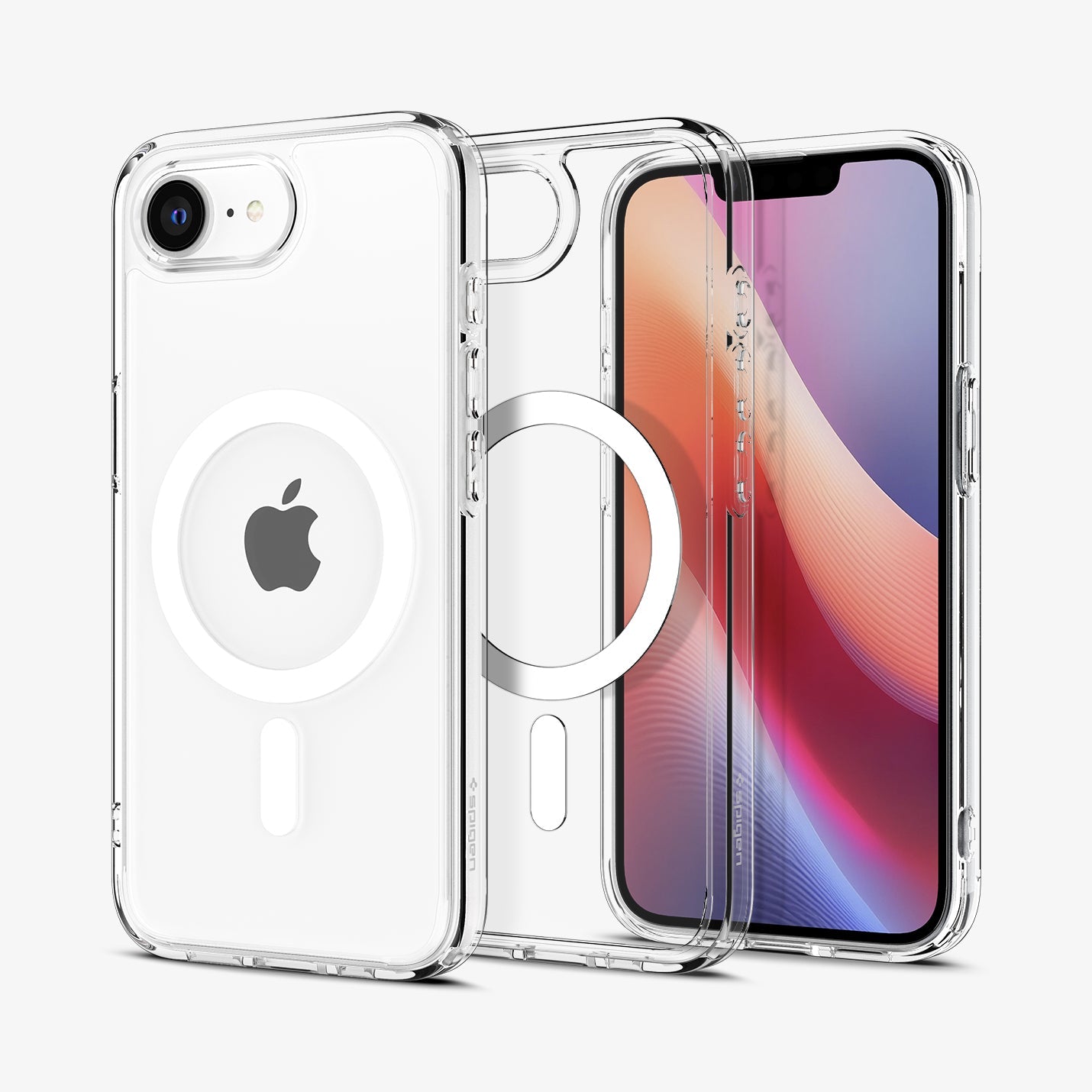 iPhone 16e Hybrid Cristal Clear Back Cover Case with Magsafe - Transparent