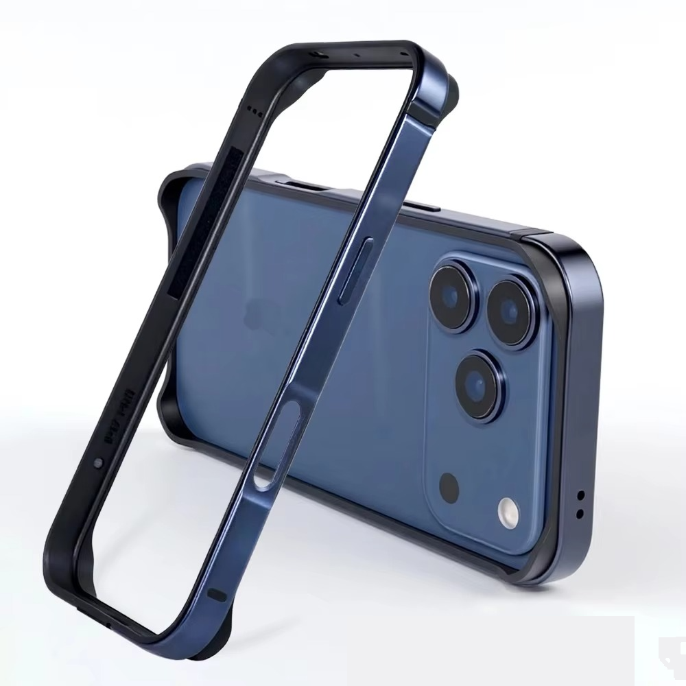 iPhone 17 Pro Max Aluminum Frame Metal Bumper Case