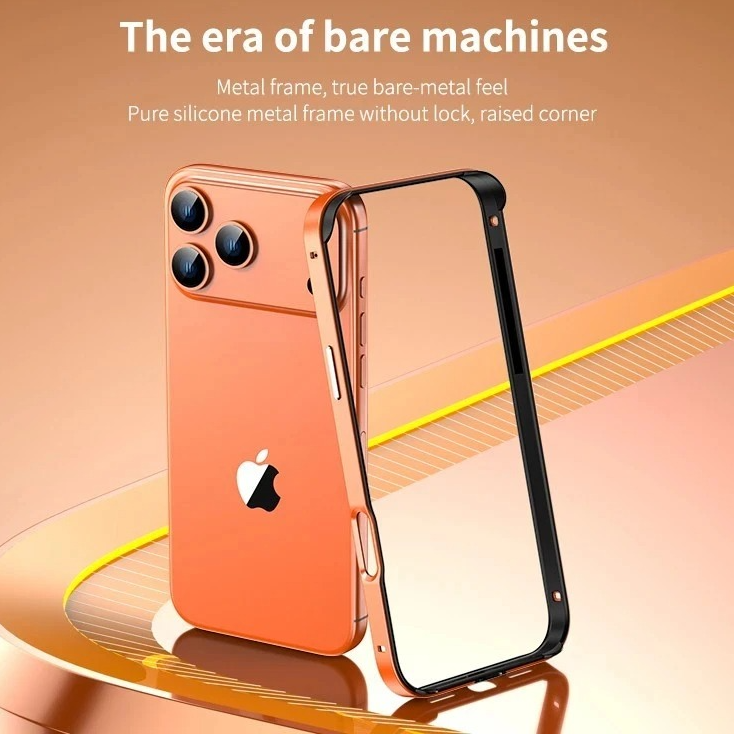 iPhone 17 Pro Aluminum Frame Metal Bumper Case