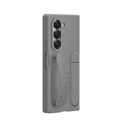 Samsung galaxy Z Fold 6 Matte Skin Feel Case with Inbuilt Band & Stand