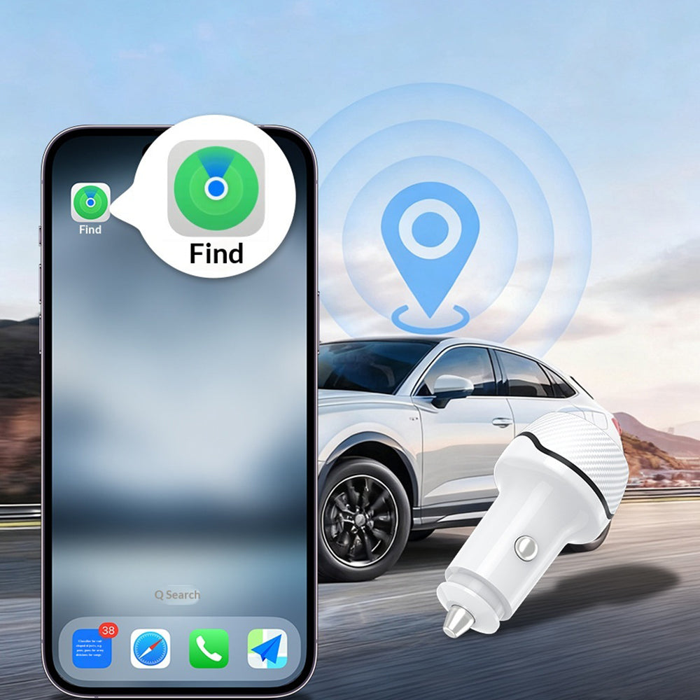 Dual-Port Car Charger with Built-in Item Tracker, photo 6
