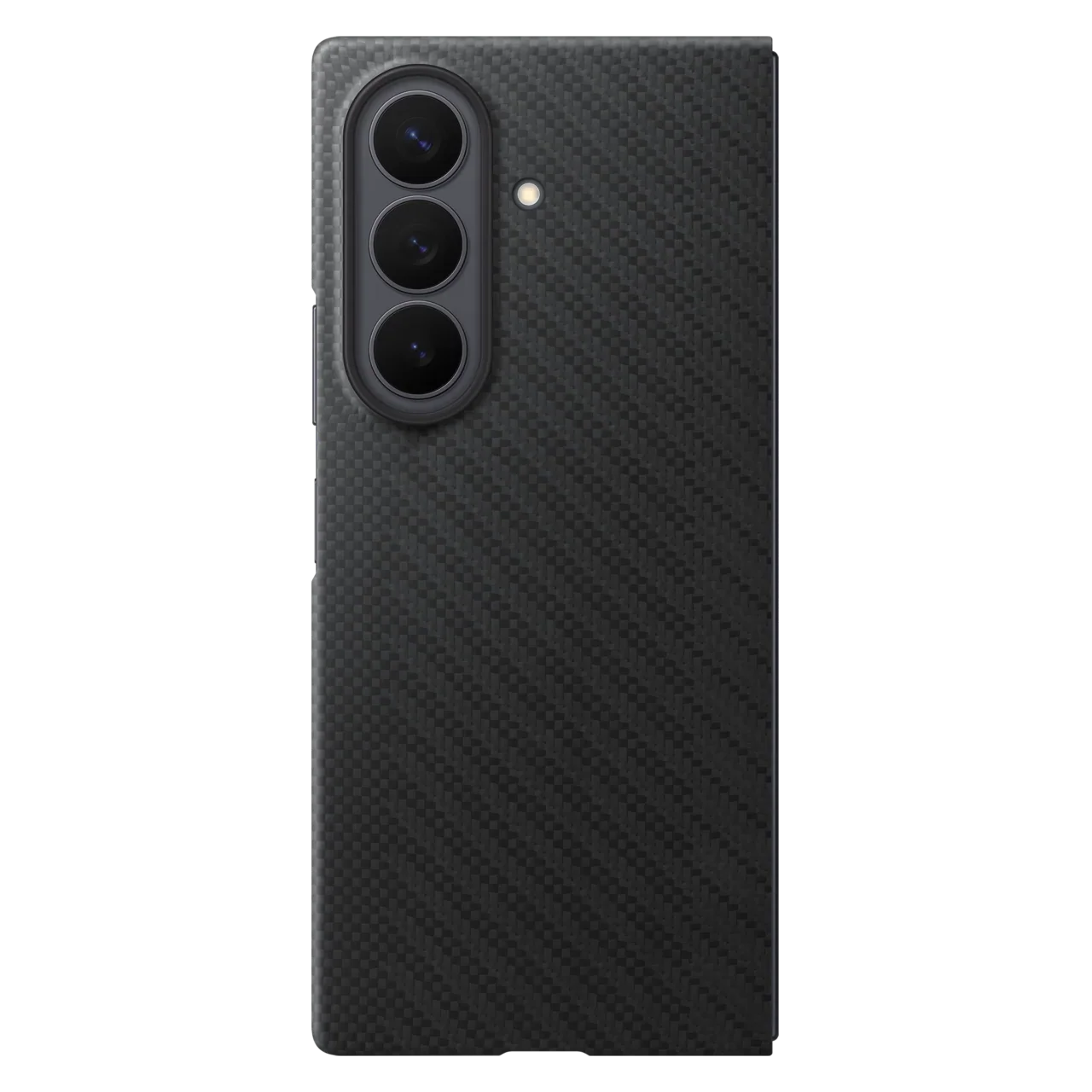 Samsung Z Fold8 Ultra Carbon Case, 0.8mm Slim Carbon Fiber Cover with Magsafe and Logo - Black