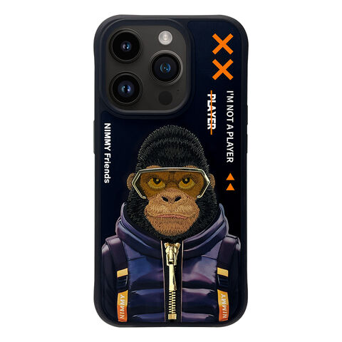iPhone 14 Pro Max Nimmy Official Embroidery Jacket Series Case Cover - Gorilla