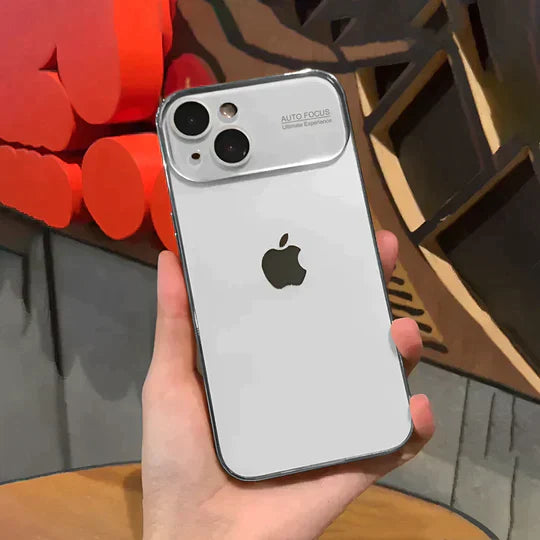 iPhone 13 Full Lens Glass Case-White
