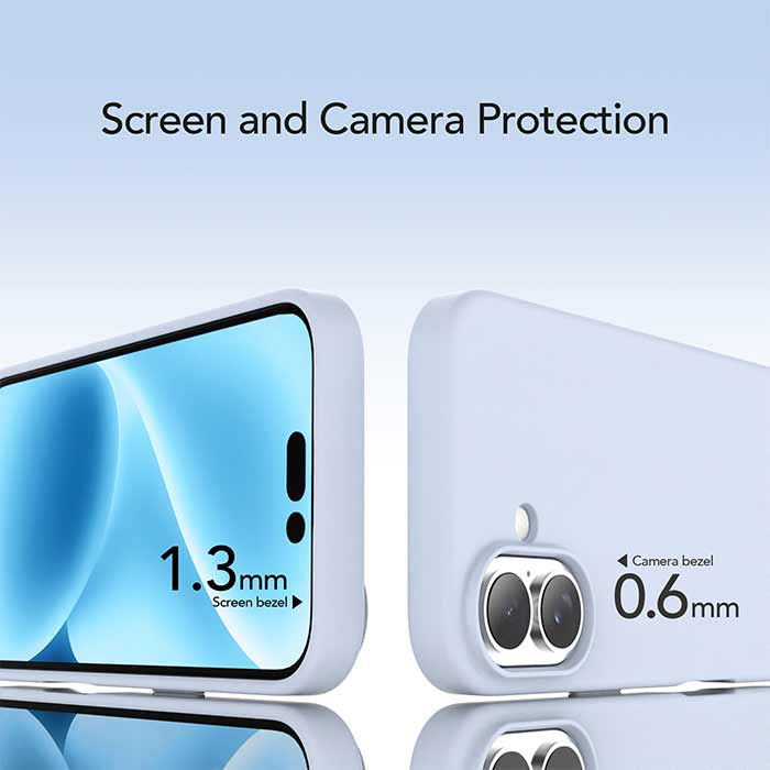 Apple iPhone 16 Silicone Case - Storm Blue