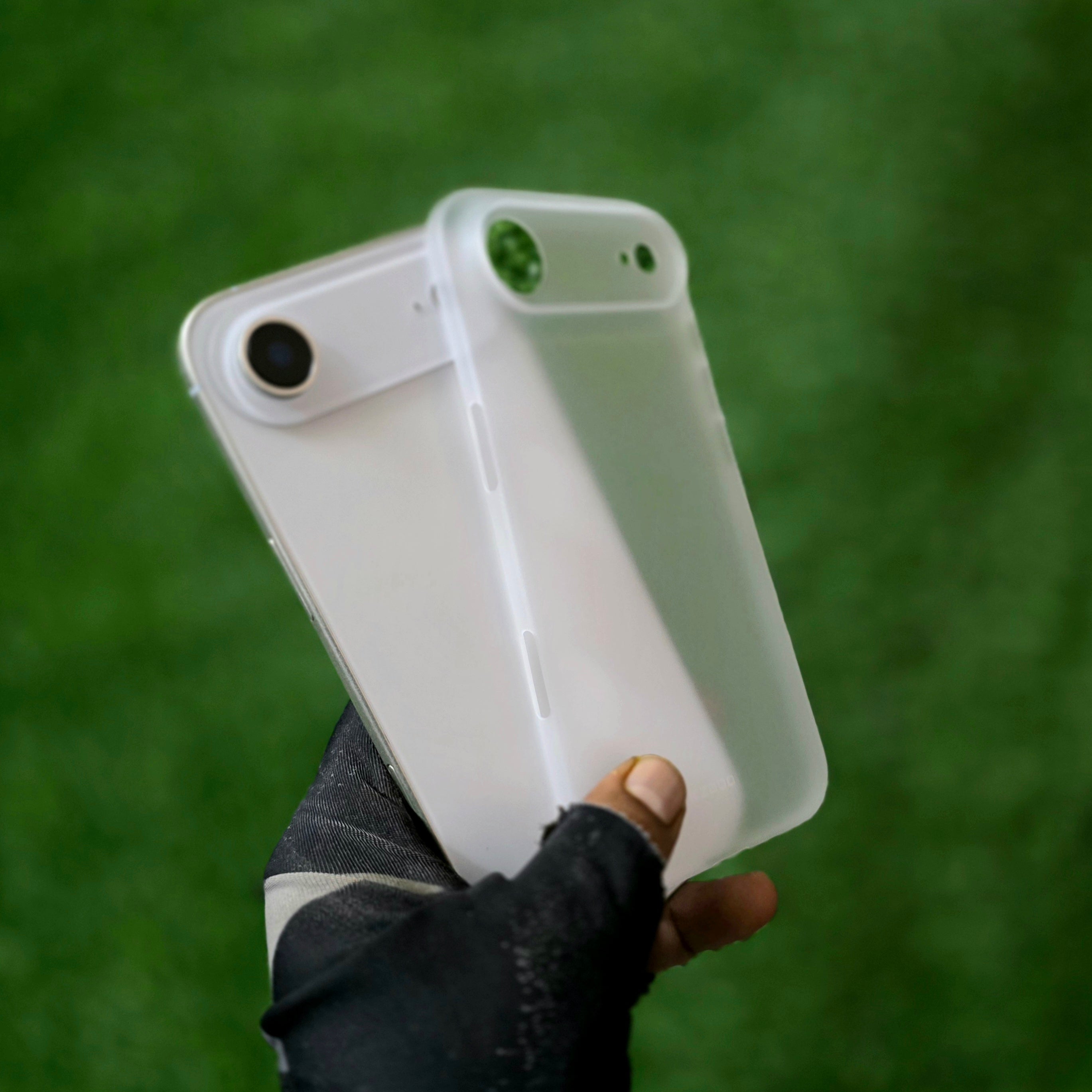 iPhone 17 Air Ultra-Thin KZDOO Air Skin Matte Frosted Back Cover - White