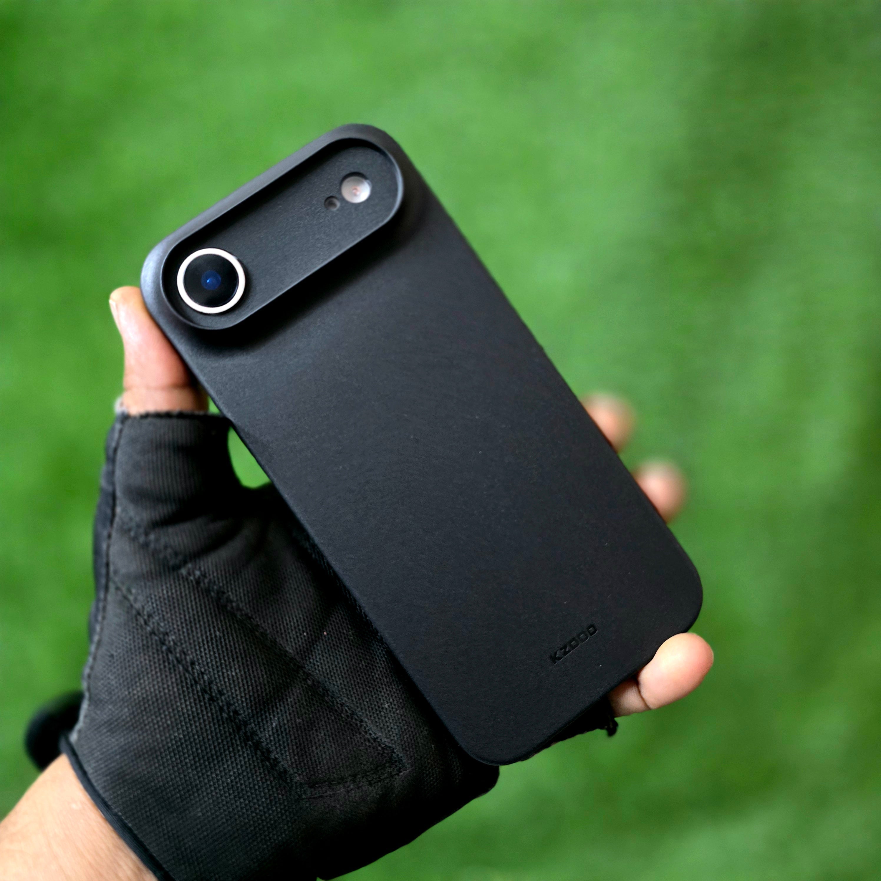 iPhone 17 Air Ultra-Thin KZDOO Air Skin Matte Frosted Back Cover - Black